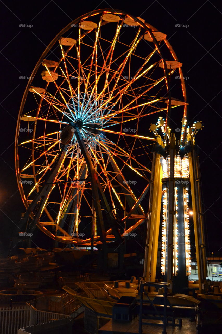 Daytona Ferris Wheel at Night
