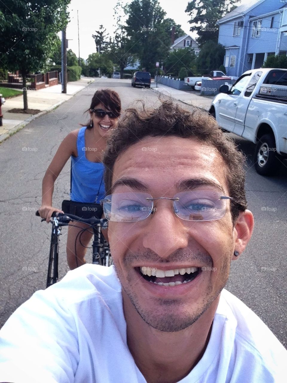 Take a walk by bicycle 