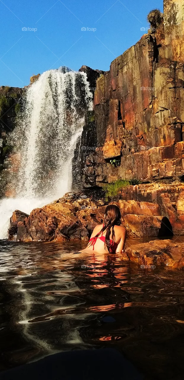 girl Waterfall