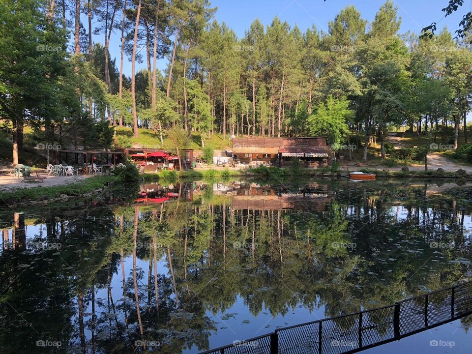 Reflection of the lake