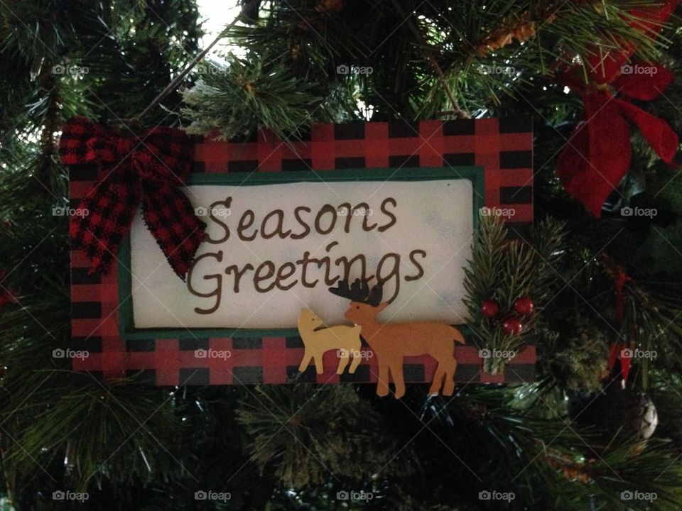 Seasons Greeting sign