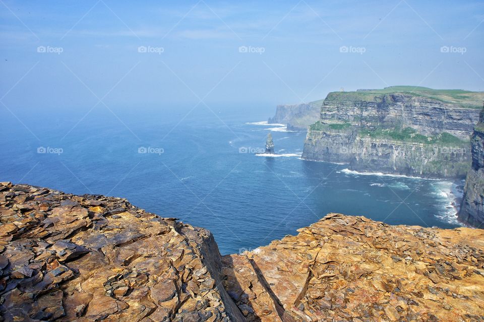 View of cliffs