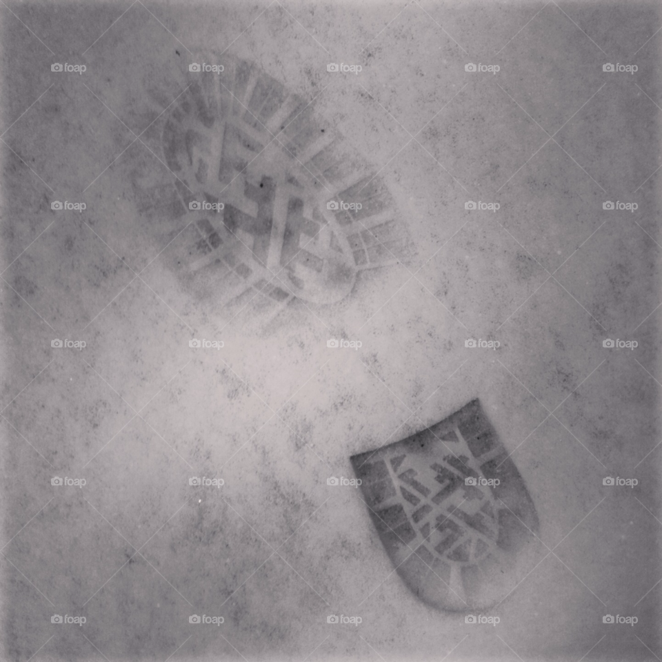snow winter cold footprint by SmileItsJo