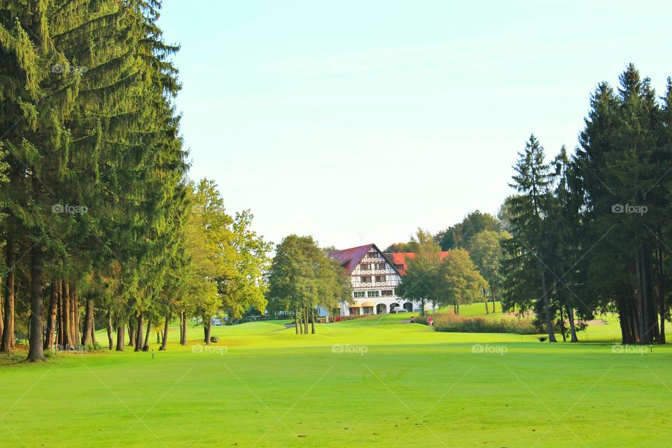 golf resort. A golf resort in Lindau, Germany.