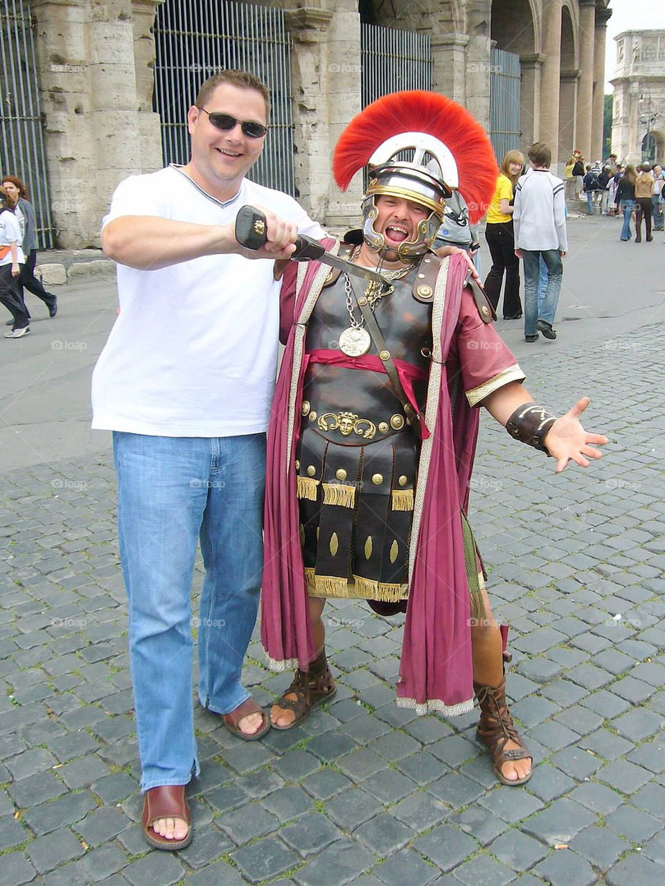 rome tourist coliseum solider by lexington1
