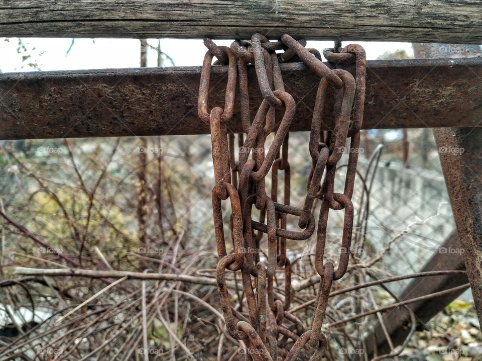 rusty chain