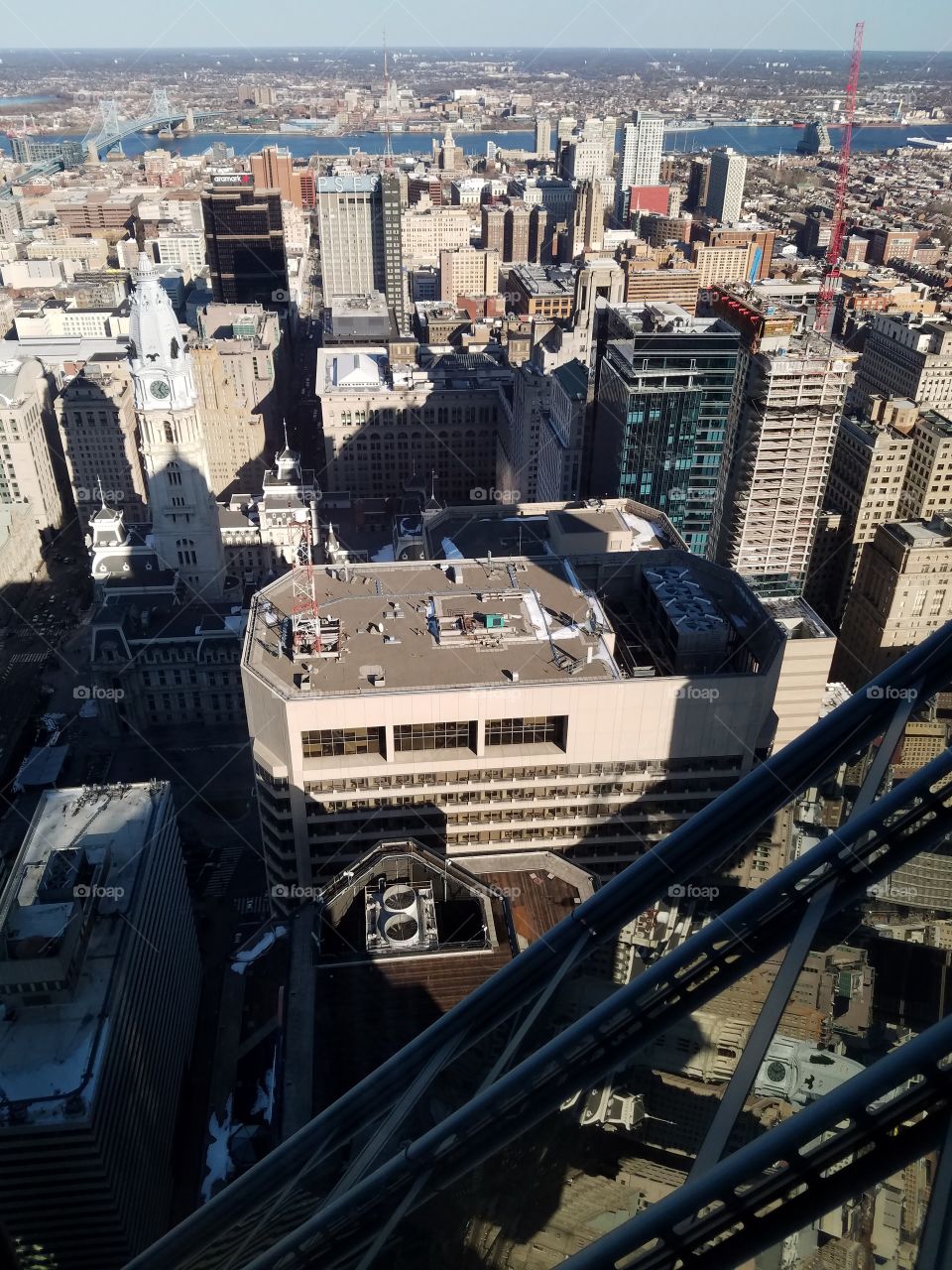 Overlooking City Hall and Center City Philadelphia