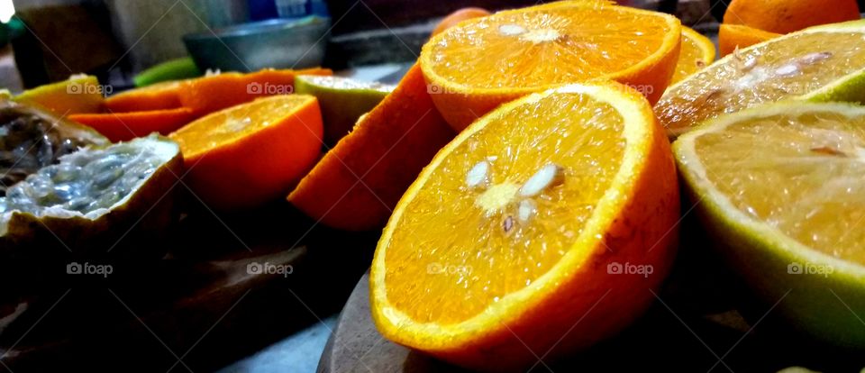 orange juice preperation