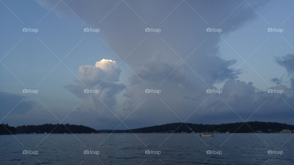 Water, Landscape, Fog, Lake, No Person