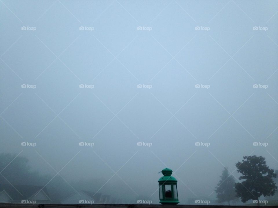Early morning fog