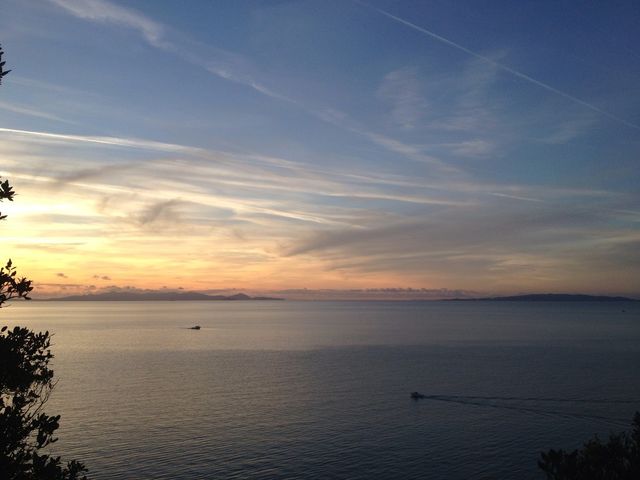 sunset sea landscape