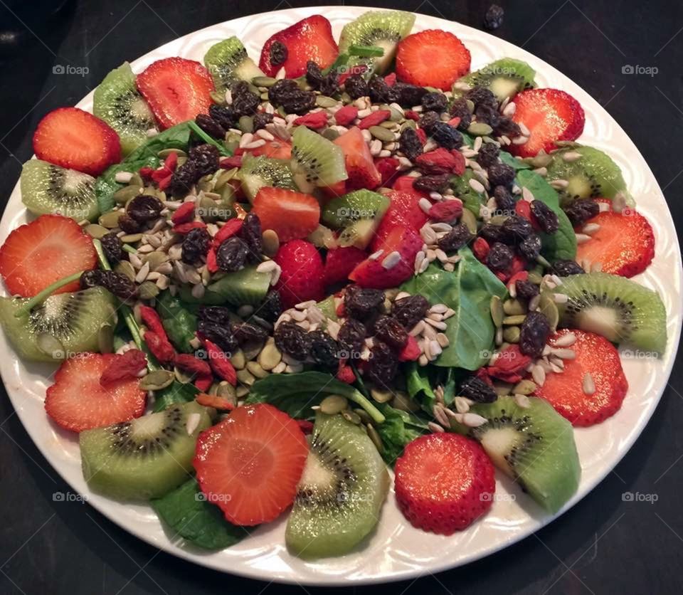 Strawberry and Kiwi salad