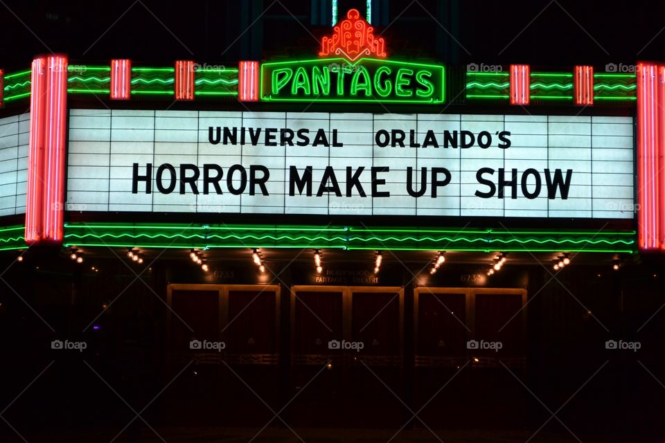 Universal Studios Orlando's Horror Makeup Show 

