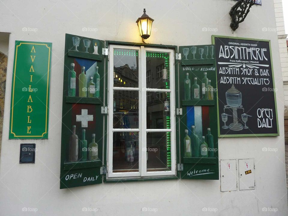 absinth Bar and Shop in Prague