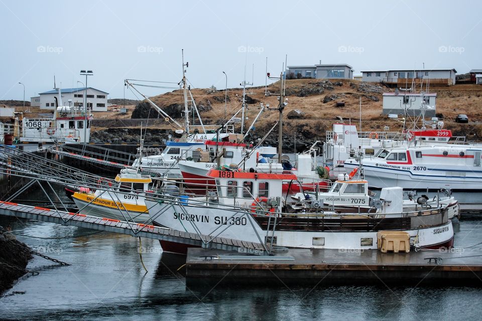 Icelandic Boats at Bay