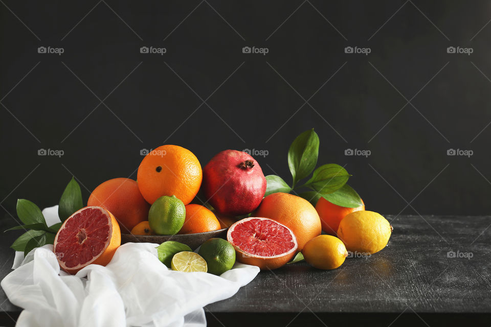 Fruits. Citrus. 