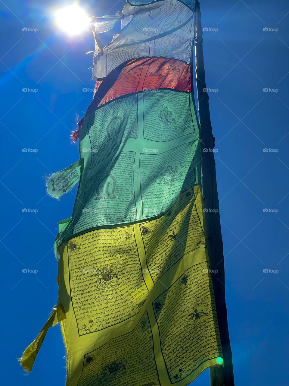 Tibetan prayer flag