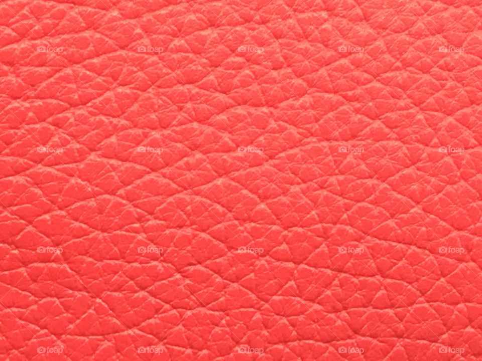 Extreme close-up of red leather
