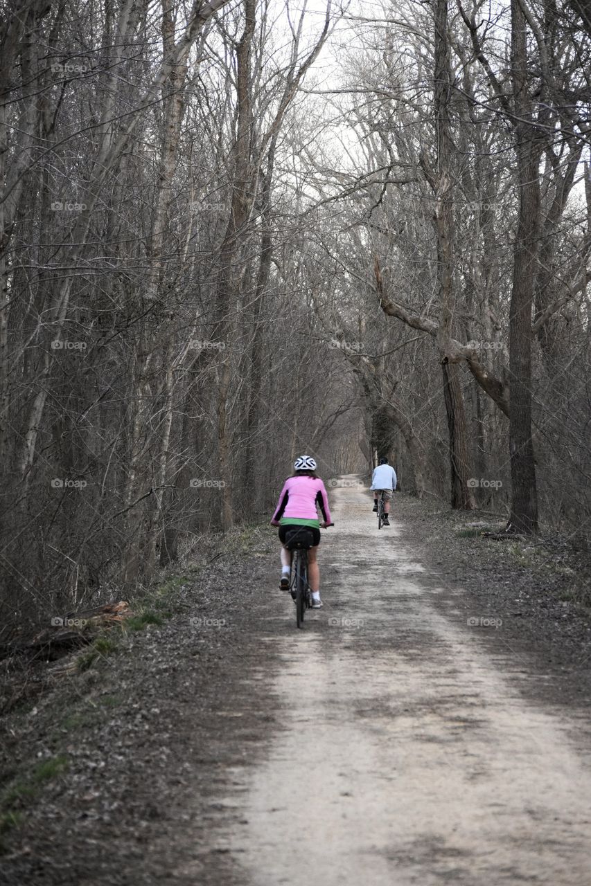 Biking on the Towpath