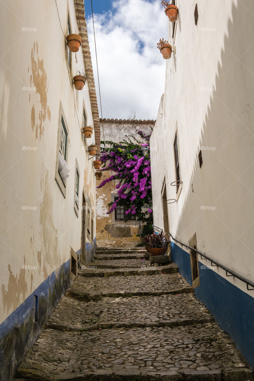 Beautiful streets in Portugal (Óbidos)