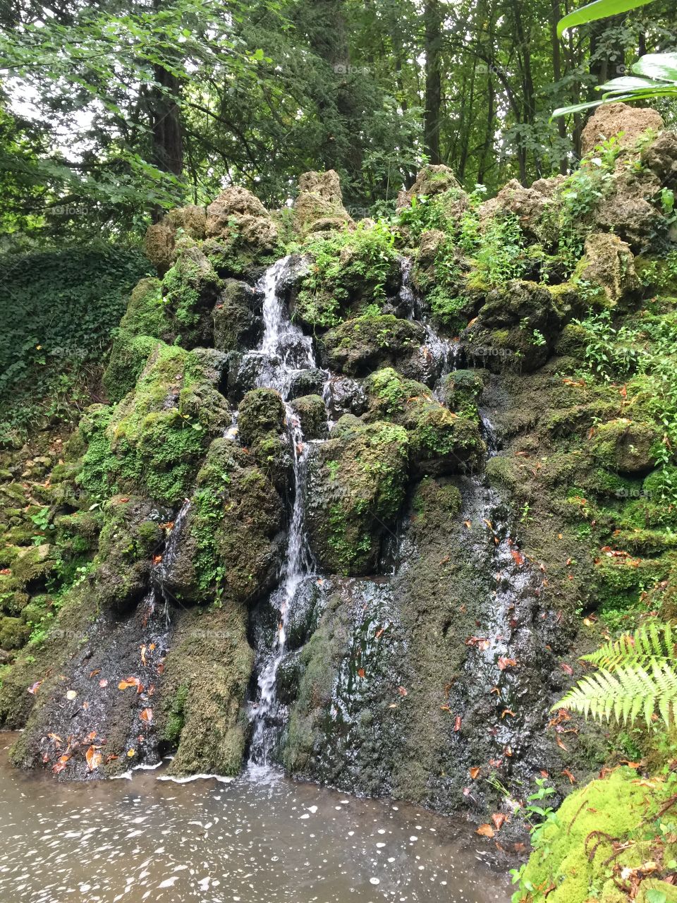 Waterfall Stowe gardens 