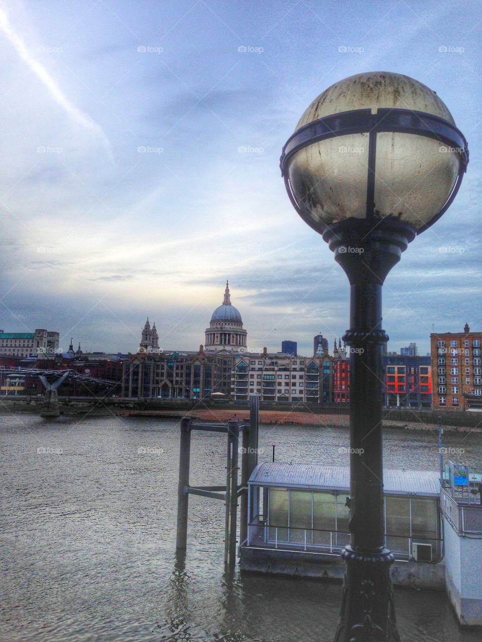 View of St Paul's Cathedral. View of St Paul's Cathedral, London