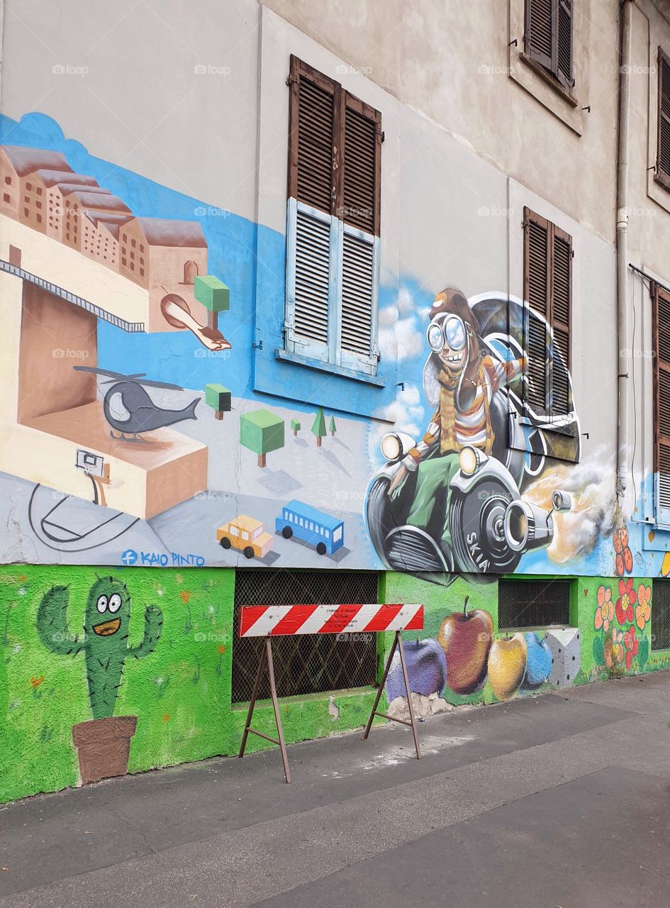 Graffiti on the wall