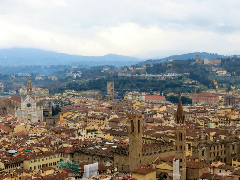 View of Florence Italy 