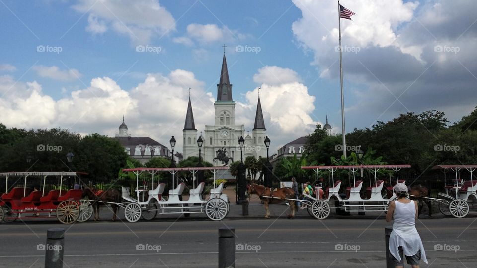 Cathedral . taken in new orleans