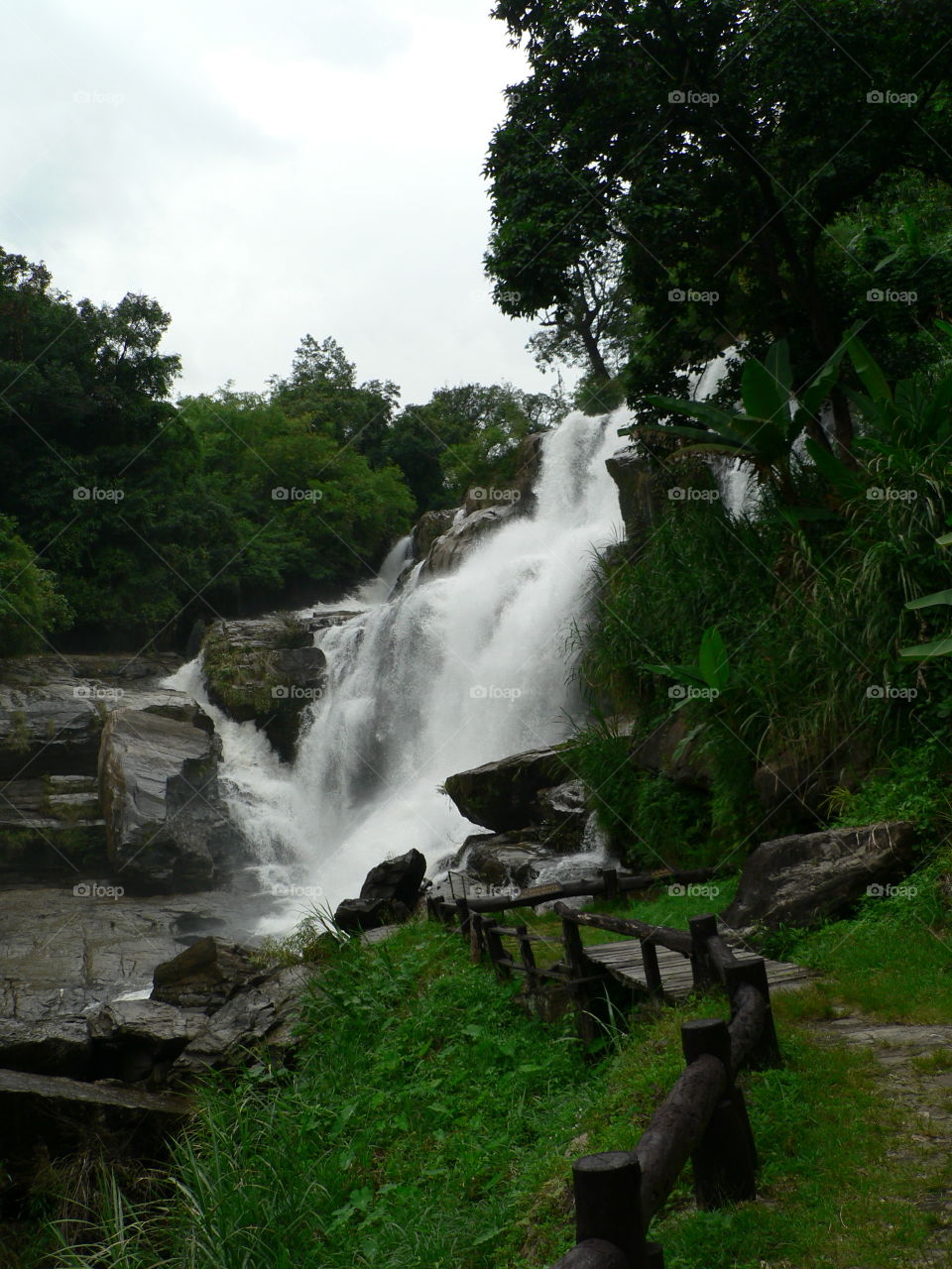 Mae Klang waterfall in Chaing mai,Thailand