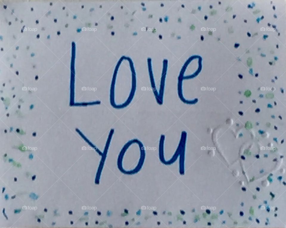 Love note from my daughter