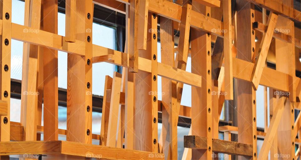 Abstract Wood Structure