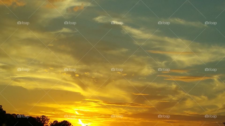 Sunset in Newton, MS