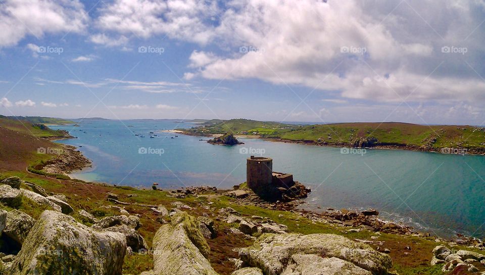 Cromwells castle on tresco, Isles of Scilly