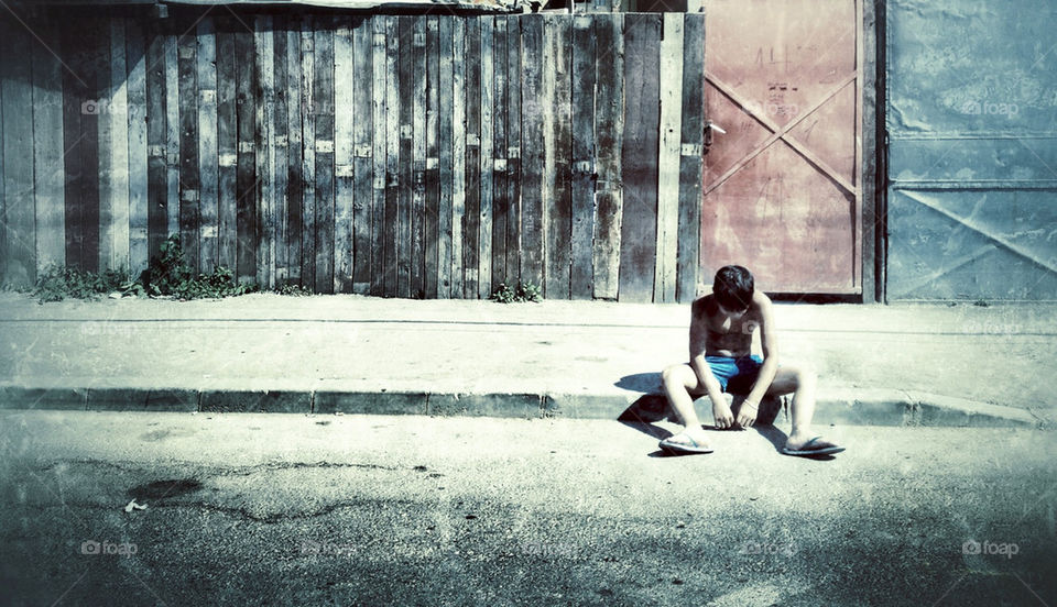 street child poverty solitude by radupopa