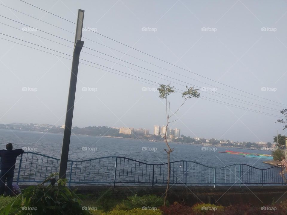 Bada Talab (Lake View) Bhopal, Madhya pradesh, india.