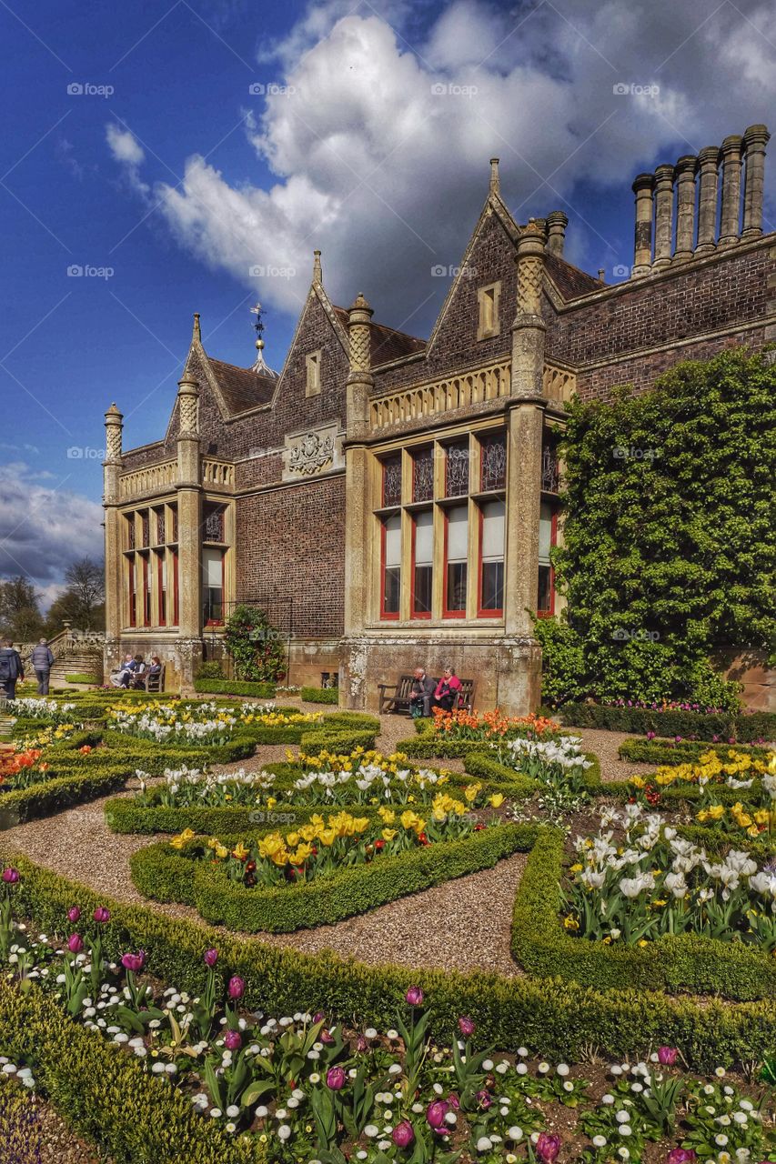 Gardens. Stately home 