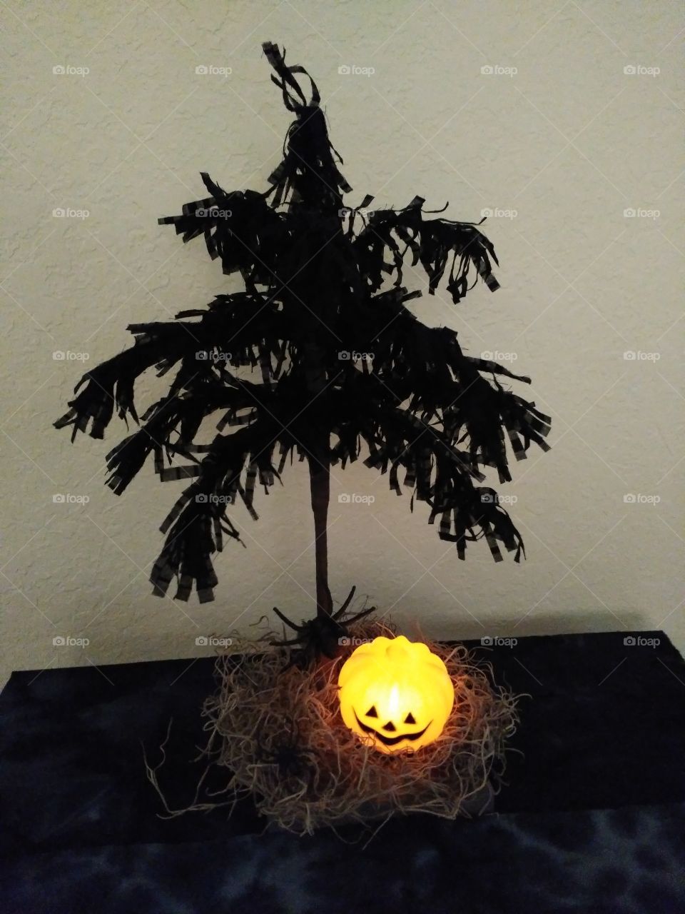 Handmade Halloween Tree