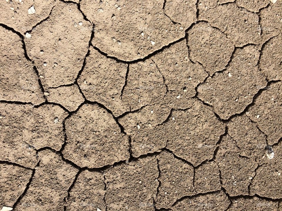 Cracks in the earth
