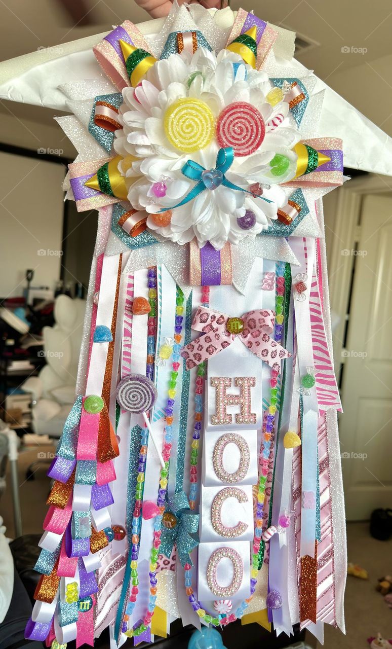 Candyland Homecoming mum