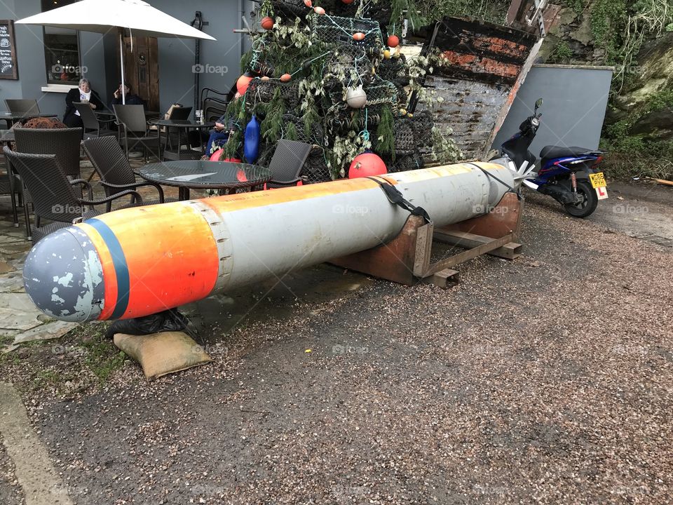 This is safe for sure but l would not want it in my garden, It is marked ‘nitrogen filled.”