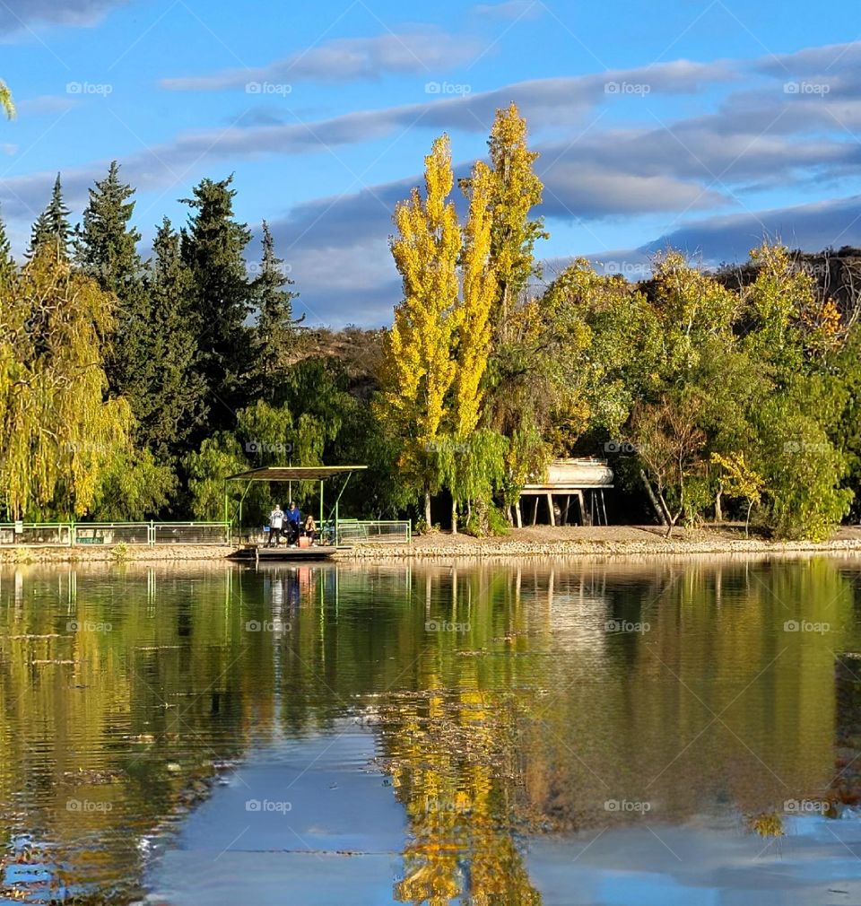 paisaje otoñal en Mendoza