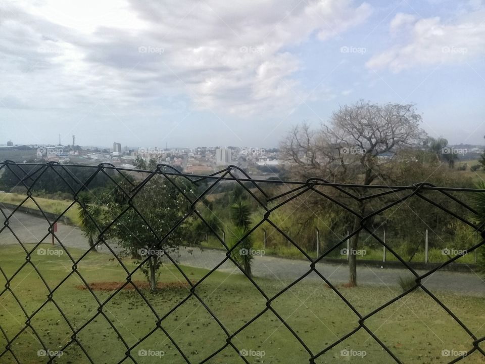 Vista da cidade Varginha-MG Brasil