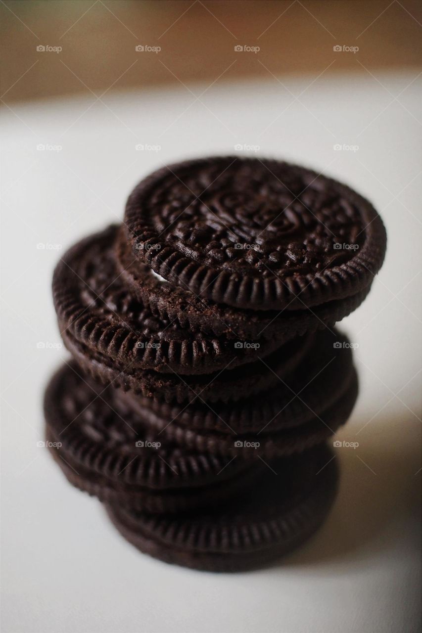Oreo cookie stack