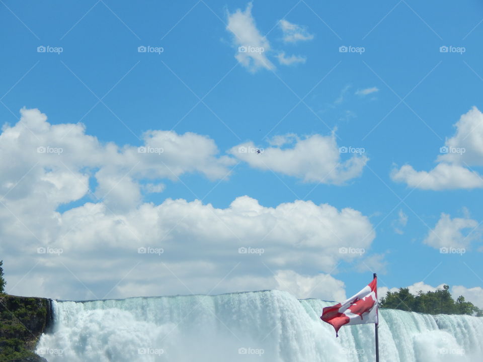 A helicopter got in the way