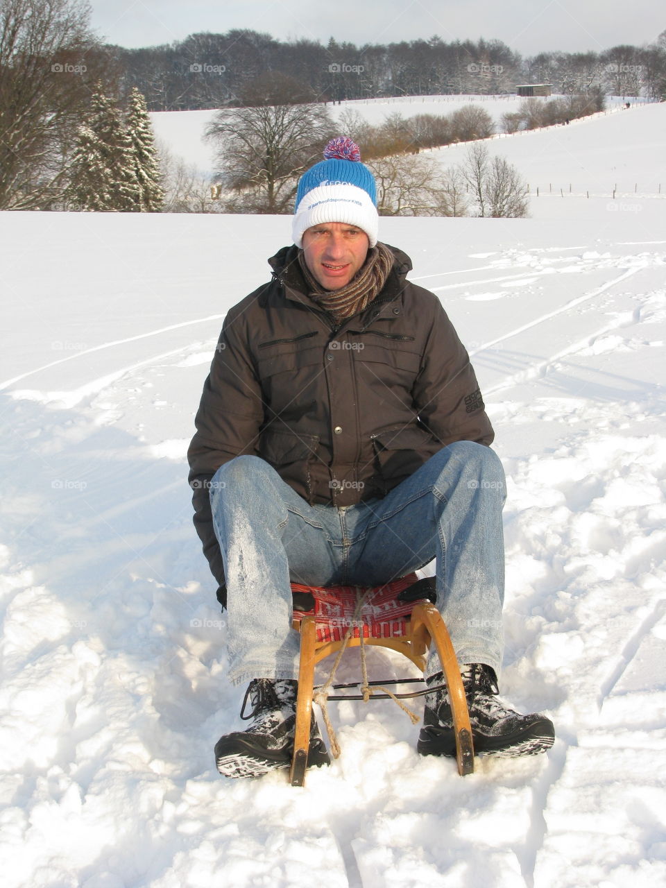 On the sled