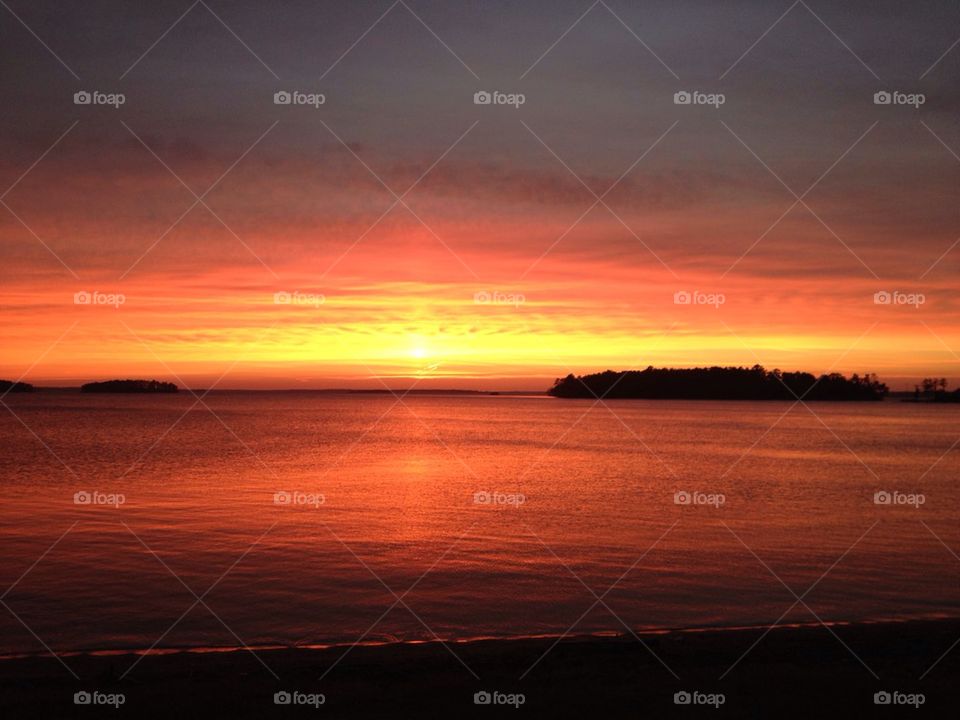 Lake Murray sunset 2