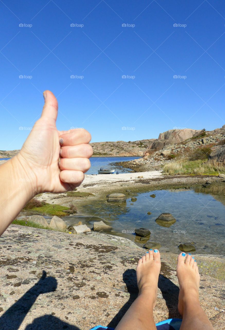 a perfect day on a Island