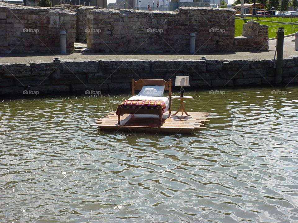 Bed on the Canal