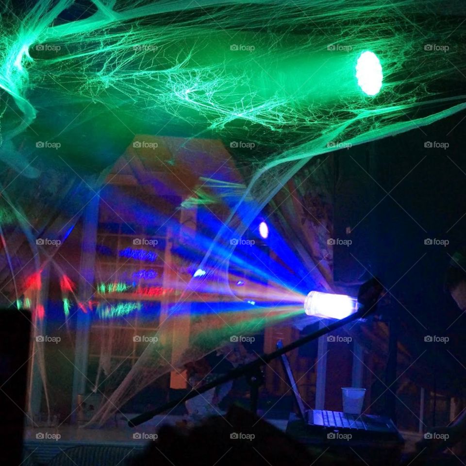DJ lights, Fog Halloween